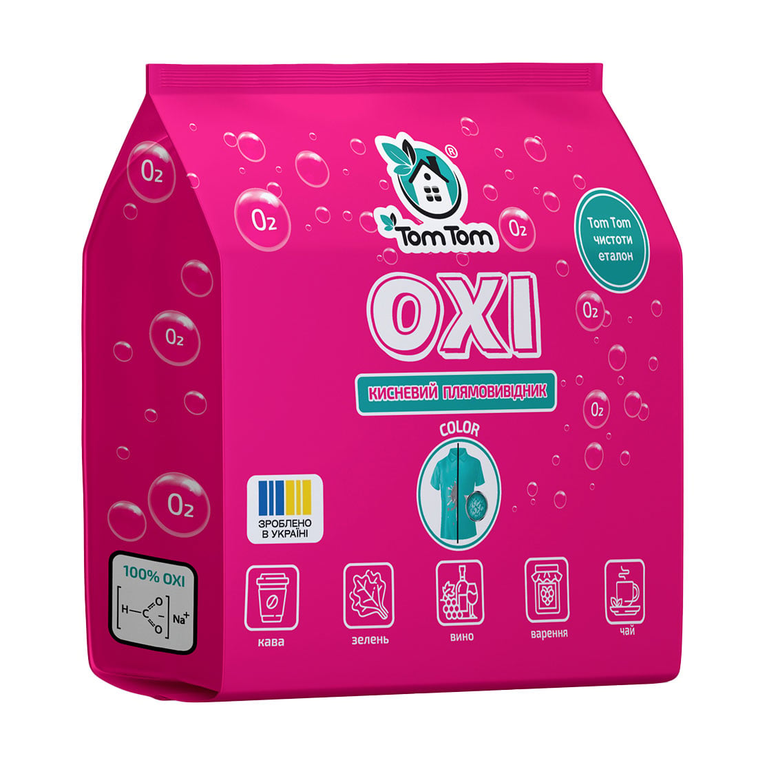 Кисневий плямовивідник Tom Tom OXI Color, 450 г